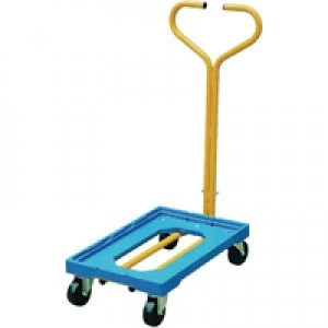 Slingsby Plastic Dolly With Handle Blue 365127