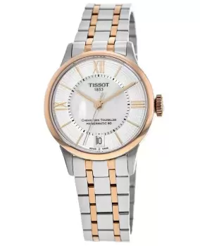 Tissot Chemin Des Tourelles Mother of Pearl Dial Two-Toned Stainless Steel Womens Watch T099.207.22.118.02 T099.207.22.118.02