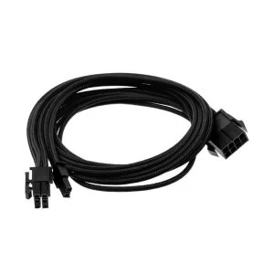 Phanteks 6 2-Pin PCIe Cable Extension 50cm - Sleeved Black