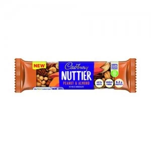 Cadbury Nuttier PeanutAlmond Chocolate 40g Pack of 15 4260510