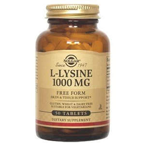 Solgar L Lysine 1000 mg Tablets 50 Tablets