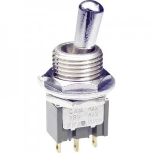 NKK Switches M2012SD8G01 Toggle switch 28 V DCAC 0.1 A 1 x OnOn latch
