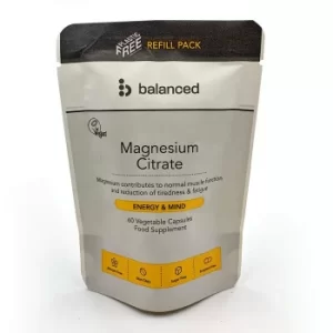 Balanced Magnesium Citrate Refill 60 Caps