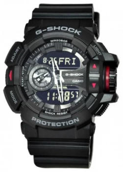 Casio Mens G-Shock Black Chronograph GA-400-1BER Watch