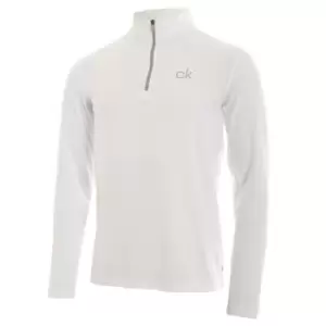 Calvin Klein Golf Newport Zip Top - White