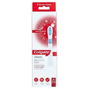 Colgate ProClinical 360 Whitening Refill Brush Heads 4 Pack