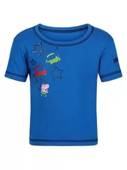 Boys, Regatta Kids Peppa Pig Graphic T-Shirt - Blue Size 12-18 Months