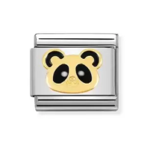 Nomination Classic Gold Panda Charm