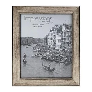 8" x 10" - Impressions Tarnished Pewter Look Photo Frame