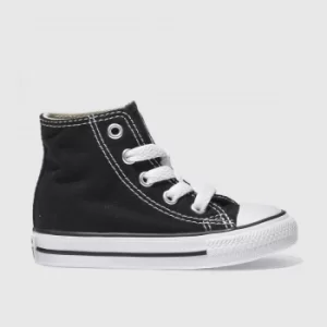 Converse Black All Star Hi Trainers Toddler