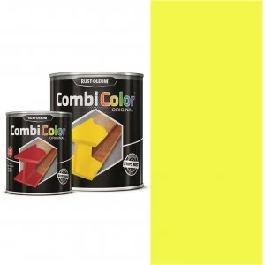 Rust Oleum CombiColor Metal Protection Paint Light Yellow 2.5l