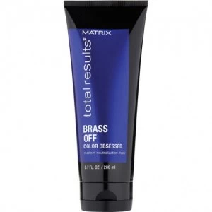 Matrix Total Results Color Obsessed Brass Off Custom Neutralization Hair Mask 200ml