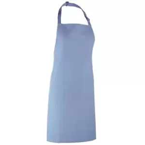 Premier 'colours' Bib Apron / Workwear (pack Of 2) (one Size, Mid Blue)