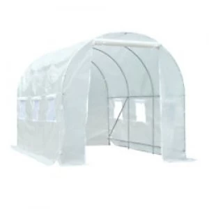 OutSunny Greenhouse White Water proof Outdoors 1499mm x 390 mm x 130 mm