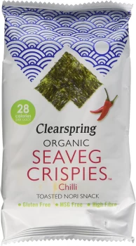 Clearspring Organic Seaveg Crispies Multipack - Chilli - (4gx3)