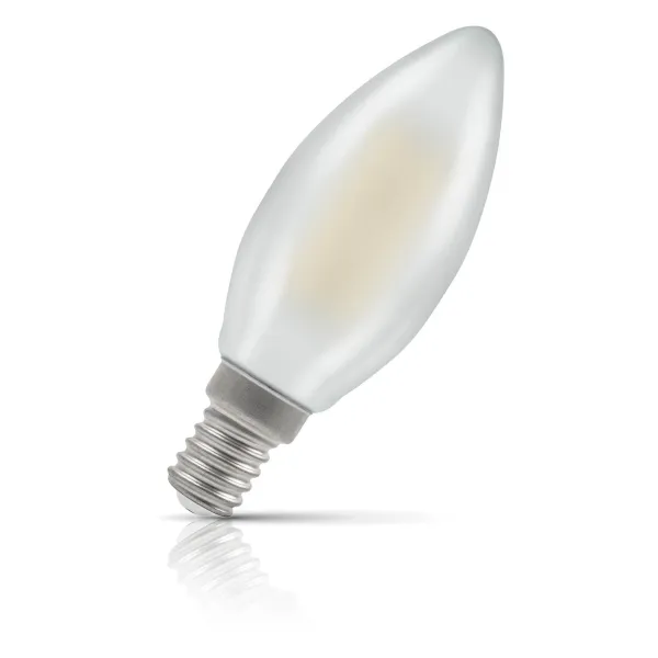 Crompton Lamps LED Candle 4.2W E14 Filament Warm White Pearl (40W Eqv)