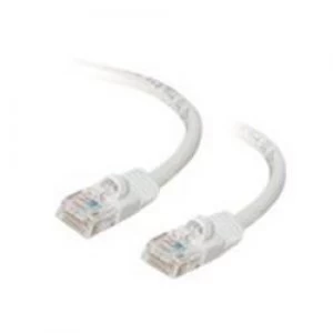 C2G 1m Cat5E 350 MHz Snagless Patch Cable - White