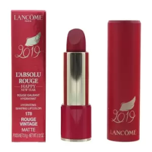 Lancome L'absolu Rouge 2019 Edition #178 Rouge Vintage Lipstick 3.4g