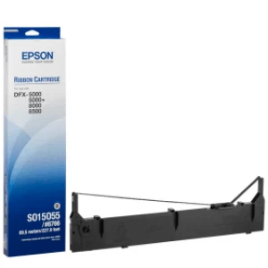 Epson C13S015055 8766 Black Fabric Ribbon