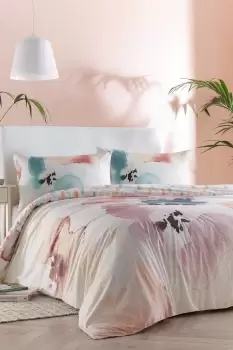 'Aquarelle' Abstract Watercolour Print Sustainably Sourced Duvet Cover Set