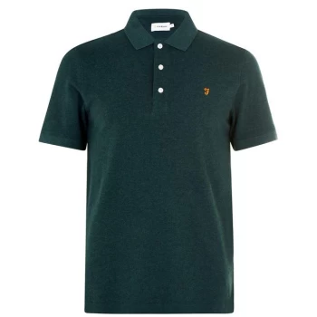 Farah Blanes Short Sleeve Polo Shirt - Emerald Ml 323