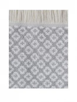 Murmur Grey Cotton 'Pippa' Towels - bath towel
