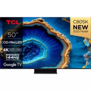 TCL 50" 50C805K Smart 4K Ultra HD QD-Mini LED TV