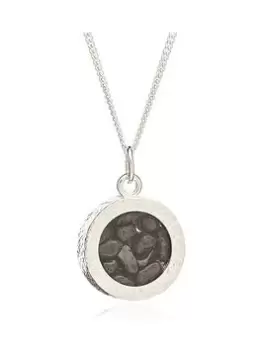 Rachel Jackson London Sterling Silver Birthstone Amulet Pendant Necklace, March, Women