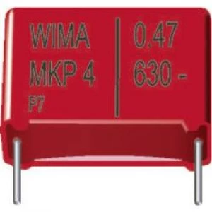 MKP thin film capacitor Radial lead 0.68 uF 400 Vdc 20 22.5mm L x W x H 26.5 x 8.5 x 18.5mm Wima MKP 4 068uF 10