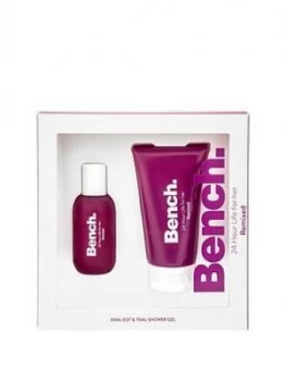 Bench 24 Hour Life Remixed Ladies 30ml Eau de Toilette + 75ml Shower Gel Gift Set, One Colour, Women