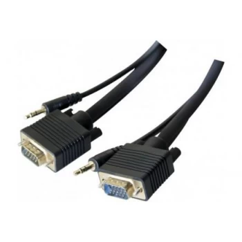 Svga Monitor Cable With Audio 3m