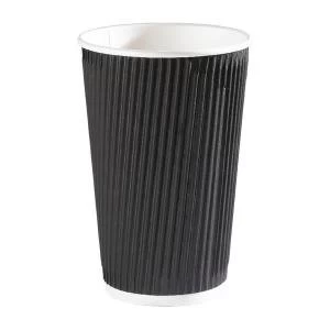 35cl Black Ripple Cup Pack of 500 HHRWPA12