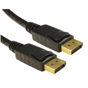 Cables Direct CDLDP-001LOCK DisplayPort cable 1m Black