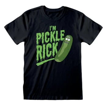 Rick & Morty - Im Pickle Rick Unisex Large Crewneck Sweatshirt - Black