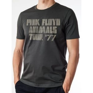 Pink Floyd - Animals 77 Tour Logo Mens Small T-Shirt - Black