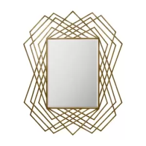 94 x 109cm Statement Geometric Mirror