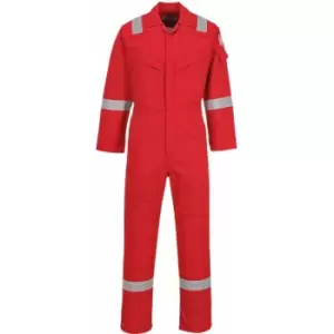 Portwest FR50 Red Sz L Regular Flame Resistant Anti-Static Boiler Suit Coverall Overall