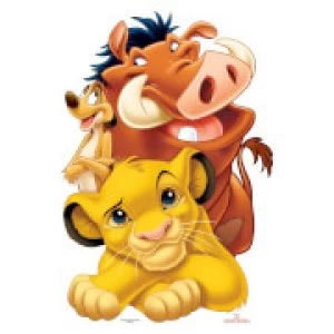 Lion King Group (Simba, Timon and Pumbaa) Life Size Cut-Out
