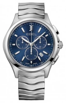 EBEL Wave Gents Blue Dial Chronograph 1216344 Watch