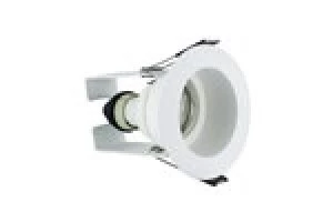 Integral Evofire 70mm cut-out Fire Rated Downlight Recessed White with Insulation Guard and GU10 Holder