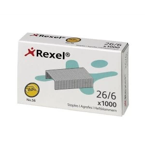 Rexel No. 56 266 Staples Box of 5000 Staples