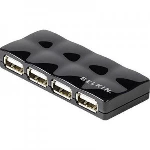 Belkin F5U404CWBLK 4 ports USB 2.0 hub Black