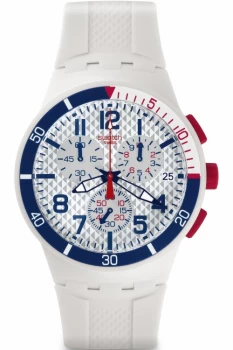 Mens Swatch Chronoplastic - Speed Up Chronograph Watch SUSM401