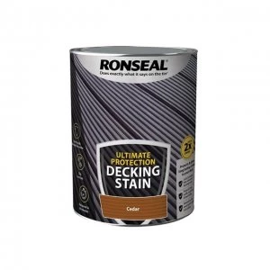Ronseal Ultimate Protection Decking Stain Cedar 5 litre