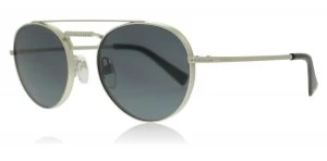 Valentino VA2004B Sunglasses Sandblast Matte Silver 301587 51mm