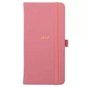 Busy B 2022 Slim Week to View Diary, Pink