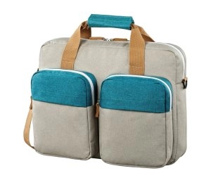 Hama "Florence" Notebook Bag, up to 40cm (15.6"), petrol/grey