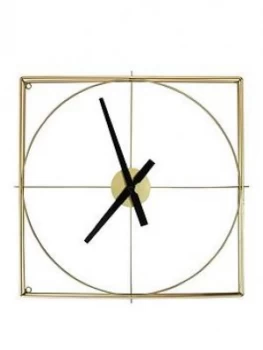 Arthouse Gold Framed Wall Clock
