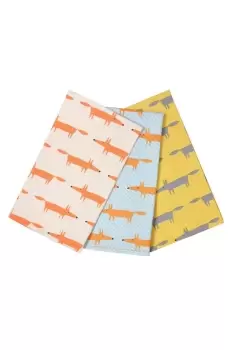 Mr Fox Tea Towels Set of 3 Gift Box