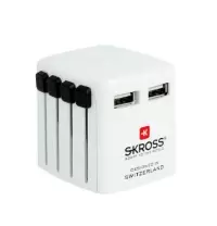 Skross 00215277 power plug adapter White